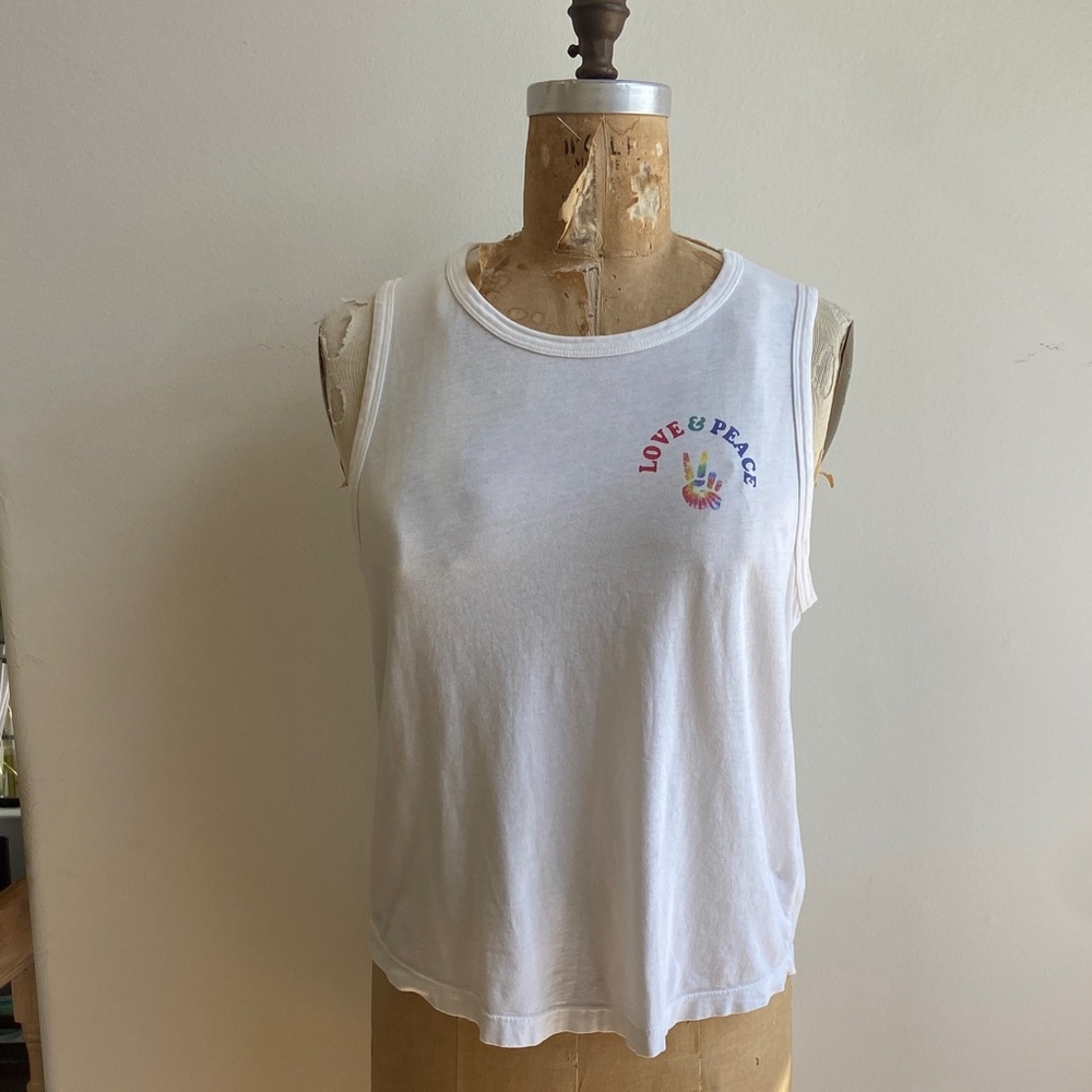 Sol Angeles x Anthropologie 💯 Cotton Tank Top Size Large